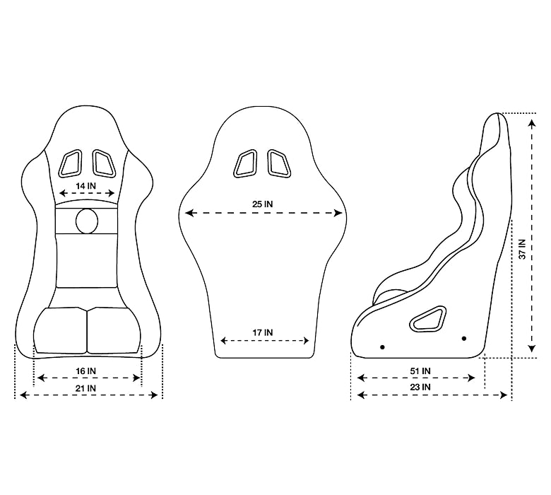 FIA Competition Seat - Waterproof